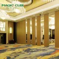 Hotel sound absorbing interior sliding partition